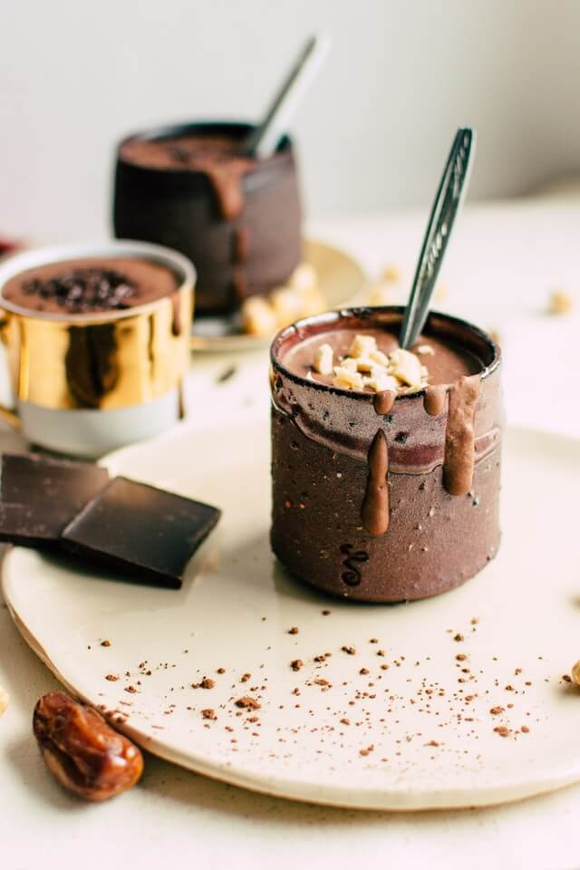 Vegan Chocolate Avocado Milkshakes