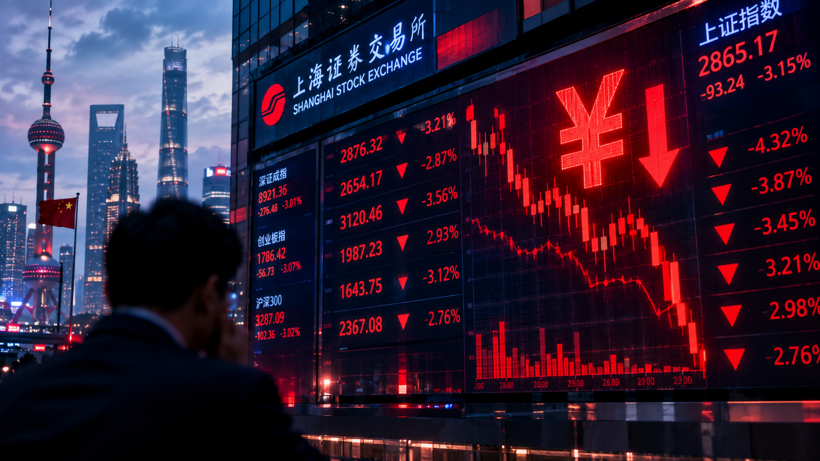 China's Stock Market Sees Over ¥1 Trillion Wiped from Tech Giant Changxin Memory as US Inflation Fears Trigger Broad Selloff