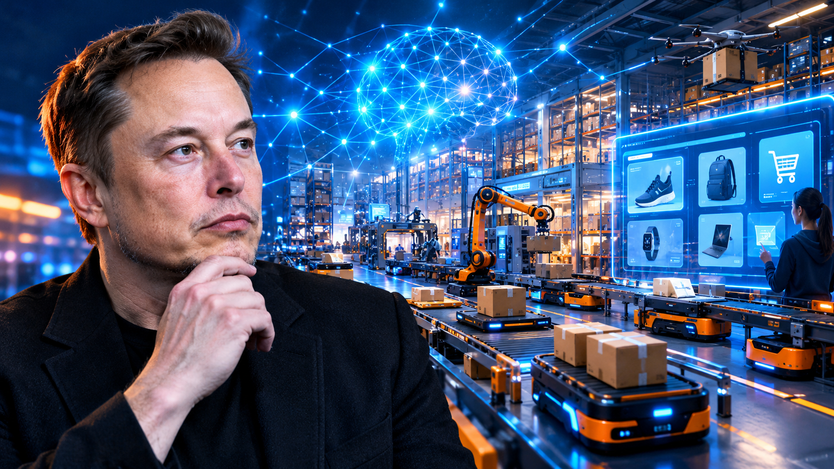 Elon Musk Says 'Maybe' to an Amazon Rival — Could AI Change Online Shopping Forever?